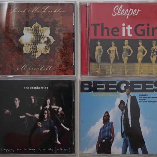 Sleeper  Sarah McLachlan  BEE GEES 正版靚聲CD四隻 齊包裝 紀念收藏欣賞  均宜