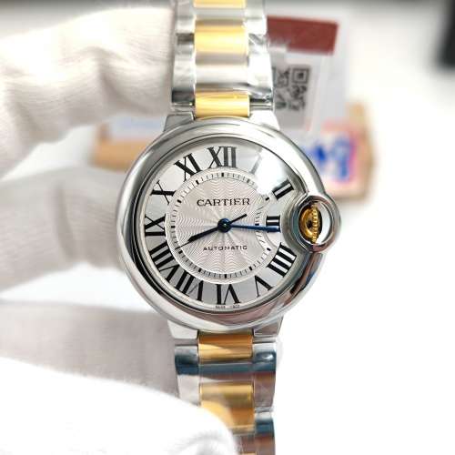 Ballon Bleu 33mm SS/YG Silver Dial watch