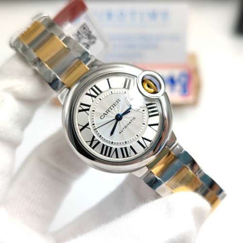 Ballon Bleu 33mm SS/YG Silver Dial watch