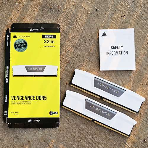 🖥️RAM【DDR5|5600MHz|16GBx2】海盜船 Corsair VENGEANCE 32GB C36 DRAM Memory Kit