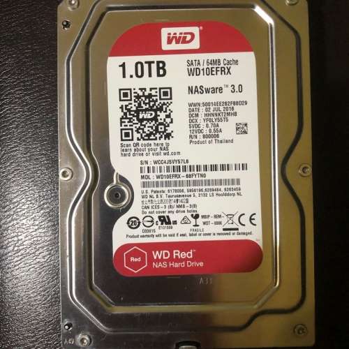 WD RED NAS harddisk 1TB
