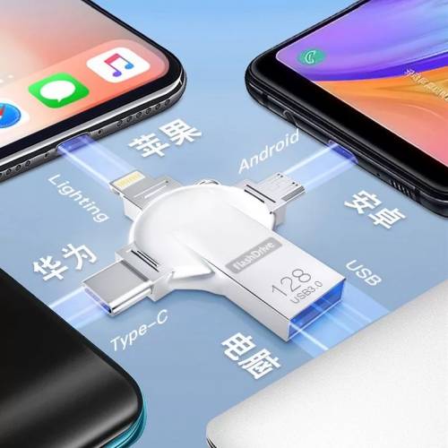 四合一暫存U盤 USB手指 適用於Android Apple iPad 電腦