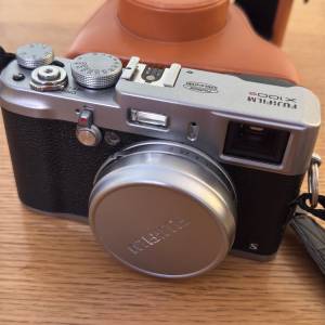 FUJIFILM X100S 連皮套，電池，叉電