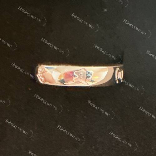 S999 4m六字真言開口銀介子  No：銀14