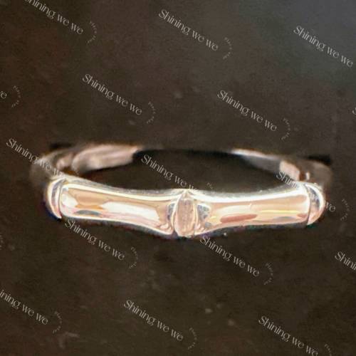 S990 竹節開口銀介子  No：銀13