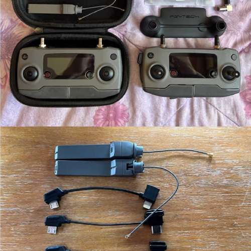 出售USED 90,98成新DJI MAVIC 2 遙控器各一套,ALIENTECH火星人2.4G(兩套)及5.8G(一...