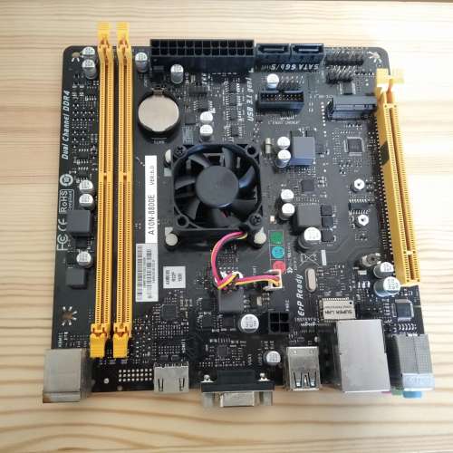 ( ITX) 新淨BIOSTAR A10N-8800E 底板(板載AMD FX-8800P CPU 支援DDR4 M.2)