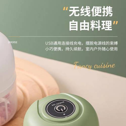 Blender Garlic Pounder 大蒜攪拌機 無線電動攪拌機 250ml