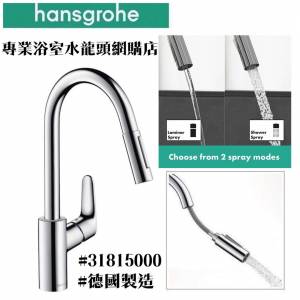 【大量現貨】 Hansgrohe Focus 水龍頭 Focus 240 #31815000 可抽拉式廚房用冷熱水...