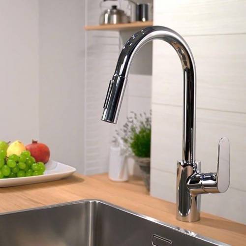 【大量現貨】 Hansgrohe Focus 水龍頭 Focus 240 #31815000 可抽拉式廚房用冷熱水...