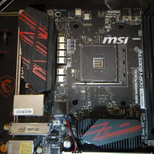 ITX MSI B450I Gaming Plus AC 主機版 Socket AM4 WiFi藍芽 正版Window10Pro