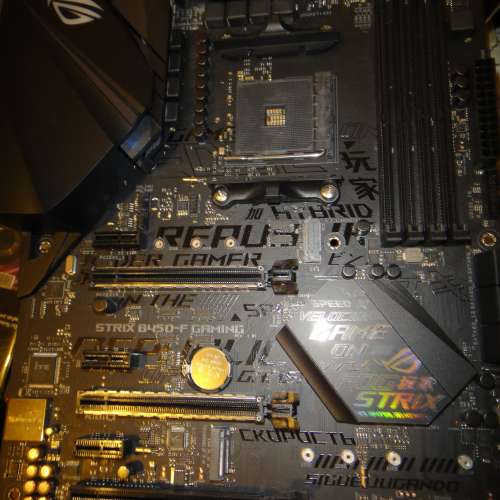 ASUS ROG STRIX B450-F GAMING ATX主機版 Socket AM4 正版Window10Pro