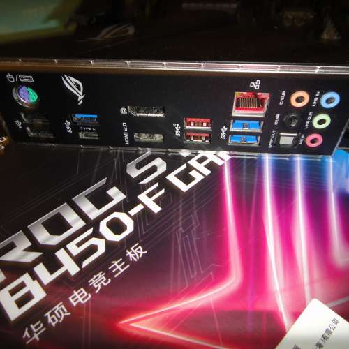 ASUS ROG STRIX B450-F GAMING ATX主機版 Socket AM4 正版Window10Pro