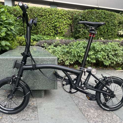 最新版本 MINT BOB 3  14吋 3速鉻鉬鋼車架 小布式折叠車 送前後蛙燈叮叮