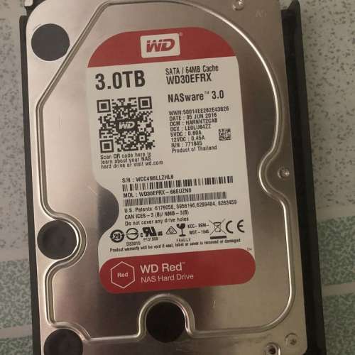 WD RED NAS harddisk 3TB