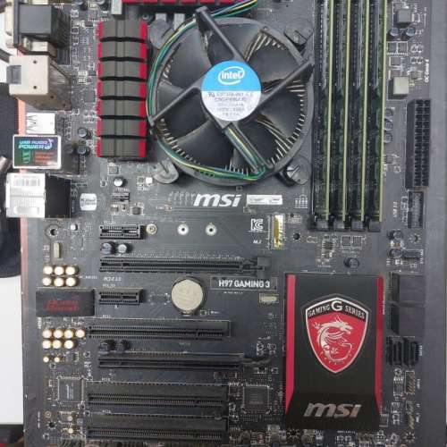 H97 GAMING 3 底板 連 CPU RAM (運氣板)
