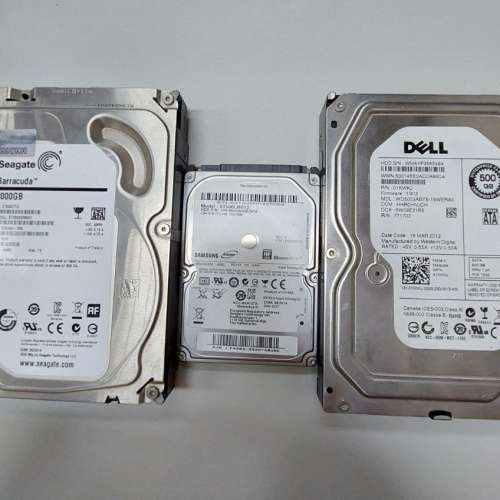 [包郵]SAMSUNG 500GB DELL 500GB SEAGAT 2000GB 硬碟