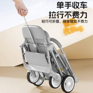 雙向景觀嬰兒推車四輪輕便易折疊寶寶手推車Baby travel handcart