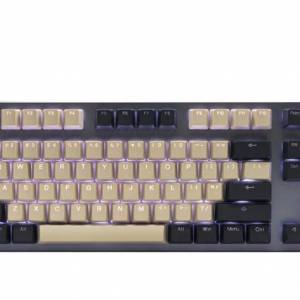 太豪 Doubleshot PBT Backlit 131 keycaps 鍵帽 (Cream/Dim Grey) (C22BR201)