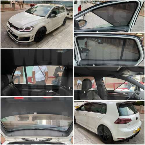 Golf MK6 MK7 全車磁石濾光窗網太陽擋
