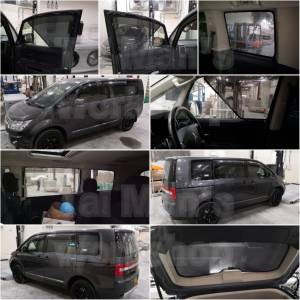 Mitsubishi Delica D5 的專車專用濾光窗網太陽擋