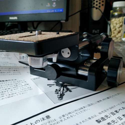 Velbon 全新雲台 近攝用 可左右 / 前後 微調