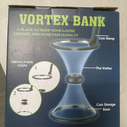 Vortex Bank 重力旋轉錢罌