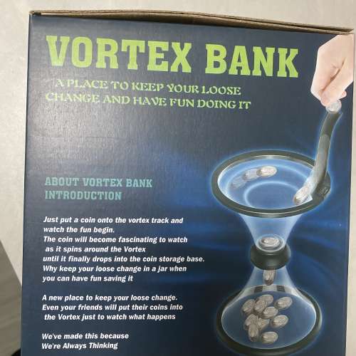 Vortex Bank 重力旋轉錢罌