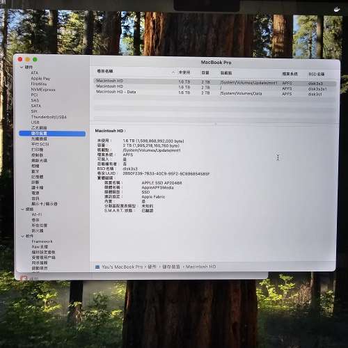 Macbok Pro MaxM1 32G RAM 2T ssd