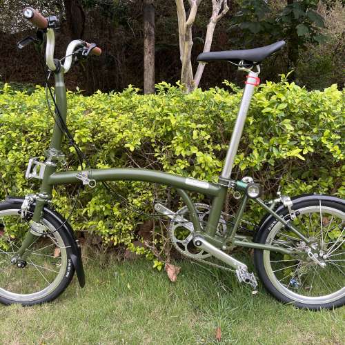 國布 Ruhm rc 7speed C剎 M把 鉻鉬鋼 折叠車 送前後蛙燈叮叮