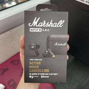 全新 Marshall Motif II A.N.C 港行