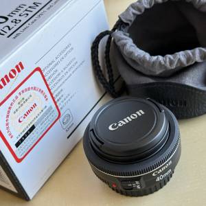 Canon EF40mm F2.8 STM lens 定焦鏡