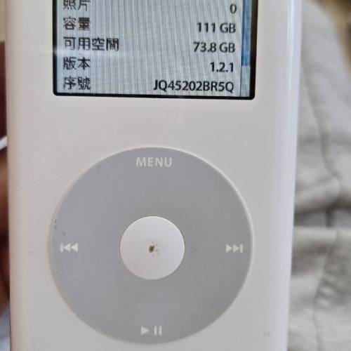 ipod photo 4gen 彩色螢幕 120gb
