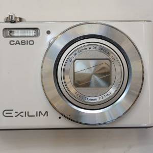 ( 極品珍珠白CCD ) Casio ZS50 Digital Camera w/ Genuine Leather Case