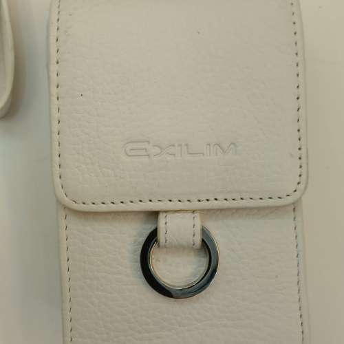 ( 極品珍珠白CCD ) Casio ZS50 Digital Camera w/ Genuine Leather Case