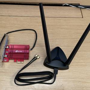 TP-Link Archer TXE75E AXE5400 Wi-Fi 6E 藍牙5.2 PCle： 網絡卡