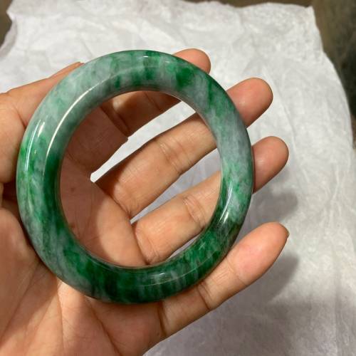 缅甸翡翠A货手镯