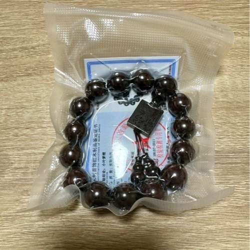 半價發售❗️大滿金星老料印度小葉紫檀手串（每粒15mm大細）