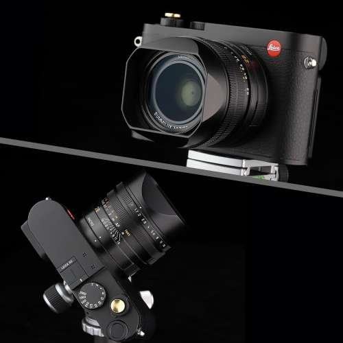 HAOGE LH-LQB Square Metal Lens Hood For Leica Q3 全片幅定焦相機 (19080) 黑色方...