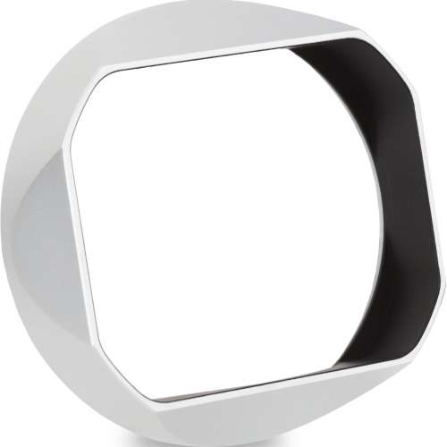 HAOGE LH-LQW Square Metal Lens Hood For LEICA Q (Typ 116) 銀色方形遮光罩