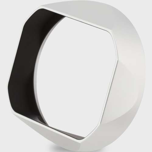 HAOGE LH-LQW Square Metal Lens Hood For LEICA Q (Typ 116) 銀色方形遮光罩