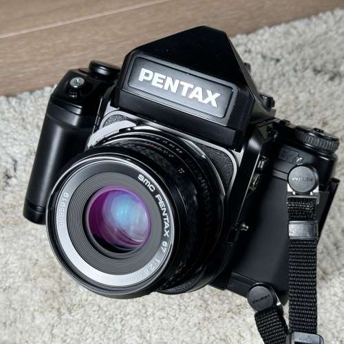 Pentax 67II with 105/2.5 and 90/2.8 and Grip (serviced in 2023)