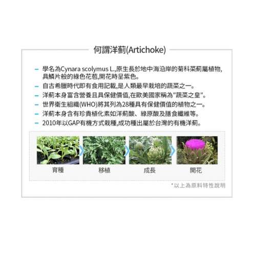 Atomy 有機 洋薊膠囊 (護肝利膽/解酒排毒/適合夜訓人士)  120粒 台灣