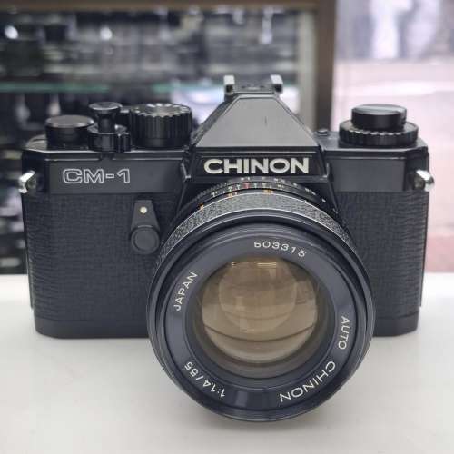 CHINON CM-1 + CINON 55MM F1.4 全正常  VIVITAR XC-2 + VIVITAR 55MM F1.4 全正常