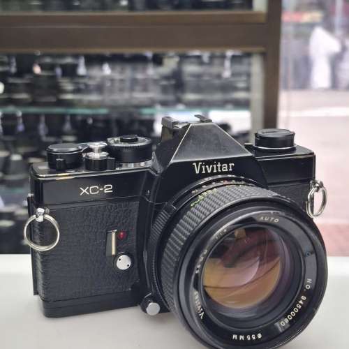 CHINON CM-1 + CINON 55MM F1.4 全正常  VIVITAR XC-2 + VIVITAR 55MM F1.4 全正常