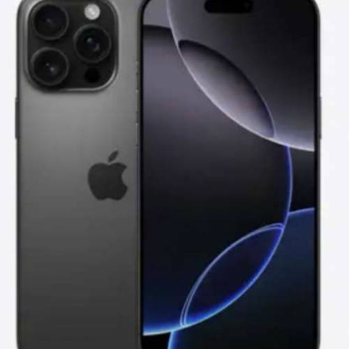 全新未開封iPhone 16 Pro Max 256G 黑色鈦金屬 Black