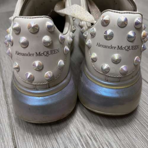 Alexander McQUEEN 37 閃粉鞋帶 釘面膠底 波鞋 女裝