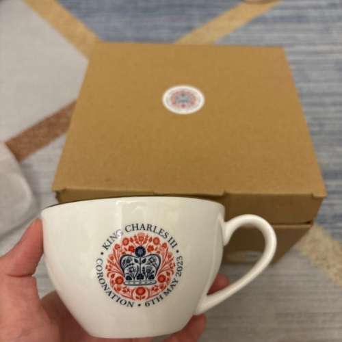 全新 馬克杯 英國旅行手信紀念品  King's Coronation Mug, King Charles III, Coro...