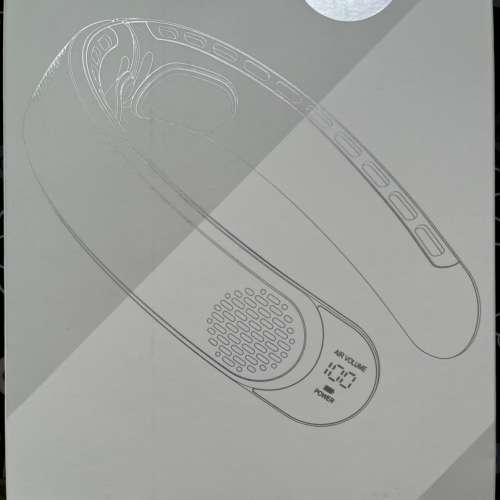 全新無扇葉掛頸式製冷風扇白色 Samsung ITFIT Neck hanging fan cooling portable ...