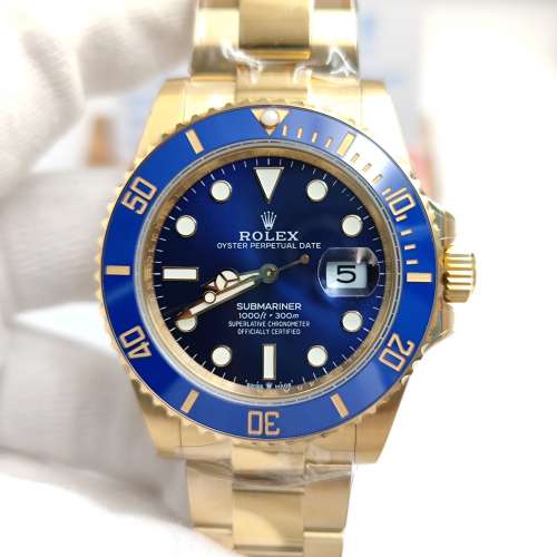 Submariner LB Blue Ceramic YG Plated watch